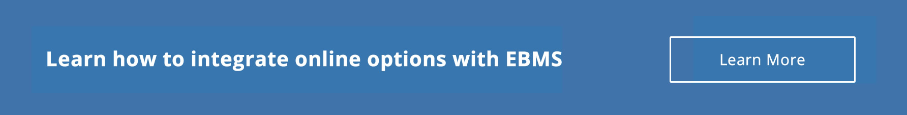 Integrate online options with EBMS