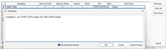 FSP Recommended Query Setting-new
