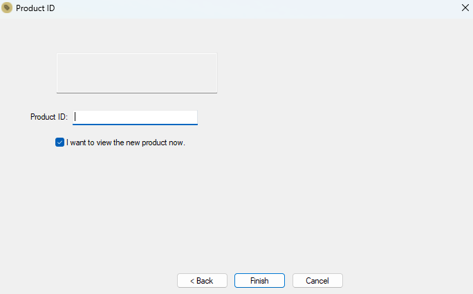 Item Id Example Entering New Products